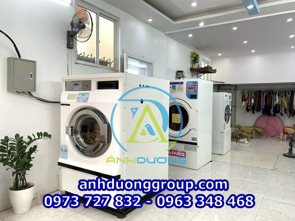 Lắp đặt máy giặt công nghiệp cũ nhật bãi tại Võ Nhai Thái Nguyên